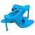 BOTTEGA VENETA  Sandals T.eu 38 leather Blue  ref.1155137