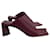 BALENCIAGA  Sandals T.eu 40 leather Dark red  ref.1155168