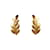 Salvatore Ferragamo Leaf Earrings Golden  ref.1155754