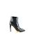 LOUIS VUITTON - Graue Leder-Stiefeletten mit Absatz (Größe 38) - Ansicht 2