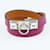 Hermès Bracelet en cuir Tour doublé plaqué palladium Violet Rivale  ref.1155839