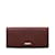 Red Burberry Leather Long Wallet  ref.1156051