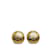 Clipe Chanel CC dourado em brincos Banhado a ouro  ref.1156082