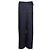 Shanghai Tang Pantaloni di seta blu scuro con lacci laterali Blu navy