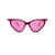 Balenciaga Rosafarbene Katzenaugen-Sonnenbrille BB0101S 56/19 140MM Pink Kunststoff  ref.1156682