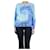 Autre Marque Blauer Pullover mit Batikmuster – Größe UK 10 Kaschmir  ref.1156799