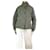 Autre Marque Green high-neck button-up jacket - size S Cotton  ref.1156804