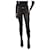 Frame Denim Black leather skinny jeans - size Waist 27  ref.1156843
