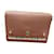 Bolsa xadrez Burberry Marrom Couro  ref.1156931