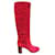 Céline p boots 39 Red Deerskin  ref.1156933