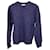Acne Studios Jersey Melange con cuello redondo en lana azul Azul marino  ref.1157125