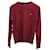 Acne Studios Face-Patch Sweater in Red Cotton  ref.1157137