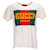 Gucci x Dapper Dan Graphic Print T-Shirt in Cream Cotton White  ref.1157140