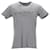 Balmain Logo T-shirt in Grey Cotton  ref.1157147