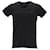 Camiseta con logo de Balmain en algodón negro  ref.1157149