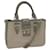 Miu Miu Hand Bag Leather 2way Gray Auth yb417 Grey  ref.1157648