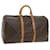 Louis Vuitton-Monogramm Keepall 50 Boston Bag M.41426 LV Auth-Folge2350 Leinwand  ref.1157689