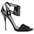 Gucci Zapatos sandalias de cuero. Negro  ref.1157980