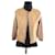 Stouls sweater/Leather cardigan Beige  ref.1158134