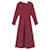 Lk Bennett Bordeaux dress Dark red Viscose  ref.1158180