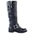 Jimmy Choo Leather boots Black  ref.1158190