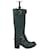 Free Lance Leather boots Green  ref.1158266