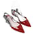 Miu Miu Patent leather sandals Red  ref.1158321