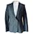 ROBERTO CAVALLI blazer noir avec intérieur animalier Coton  ref.1158449