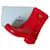 Prada Stivali da pioggia Rosso Di gomma  ref.1158970