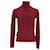 Tommy Hilfiger Suéter feminino com gola redonda Vermelho Viscose Fibra de celulose  ref.1159081