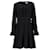 Tommy Hilfiger Vestido Negro Con Panel De Encaje Exclusivo Para Mujer En Poliéster Negro  ref.1159082