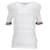Tommy Hilfiger Suéter feminino com gola redonda bordada em malha Branco Viscose Fibra de celulose  ref.1159086