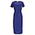 Tommy Hilfiger Viskose-Kleid mit Rundhalsausschnitt für Damen in blauer Viskose Zellulosefaser  ref.1159089