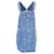 Tommy Hilfiger Womens Recycled Denim Embroidery Dungaree Dress in Blue Cotton  ref.1159103