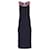 Tommy Hilfiger Damen-Kleid mit regulärer Passform aus marineblauer Viskose Zellulosefaser  ref.1159110