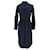 Tommy Hilfiger Robe chemise mi-longue essentielle pour femme en coton bleu marine  ref.1159119