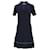 Vestido de temporada para mujer Tommy Hilfiger en viscosa azul marino Fibra de celulosa  ref.1159126
