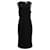Tommy Hilfiger Slim-Fit-Kleid für Damen Schwarz Viskose Zellulosefaser  ref.1159127