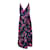 Tommy Hilfiger Womens Tropical Print Wrap Dress in Blue Viscose Cellulose fibre  ref.1159131
