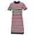 Tommy Hilfiger Vestido tipo polo de ajuste relajado a rayas para mujer en algodón multicolor  ref.1159136