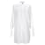Tommy Hilfiger Damen-Hemdkleid aus knackiger Baumwolle Weiß  ref.1159146