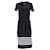 Tommy Hilfiger Womens Stripe Hem Slim Fit Polo Dress in Navy Blue Cotton  ref.1159161