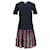 Tommy Hilfiger Slim-Fit-Kleid für Damen Marineblau Viskose Zellulosefaser  ref.1159163