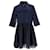 Tommy Hilfiger Womens Fitted Dress in Navy Blue Cotton  ref.1159164