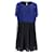 Tommy Hilfiger Vestido de encaje plisado para mujer Azul Poliéster  ref.1159166