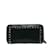 Valentino Leather Rockstud Zip Around Wallet Black  ref.1159202