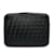 Burberry Custodia per laptop con logo in rilievo Nero Pelle  ref.1159224