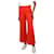 By Malene Birger Joggers vermelhos de perna larga - tamanho XXS Poliamida  ref.1159246