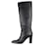 Gianvito Rossi Black block heel knee-high leather boots - size EU 41  ref.1159249