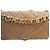 Bolsa Chanel de couro acolchoado cor camelo - vista 6